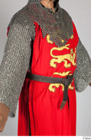  Photos Medieval Knight in mail armor 8 Historical Medieval soldier red tabard upper body 0010.jpg